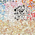 400Pcs Charms for Jewelry Making, Mixed Bulk Metal Necklace Earring Charm for by selizo