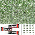 31000Pcs Light Green Rhinestones by Worthofbest