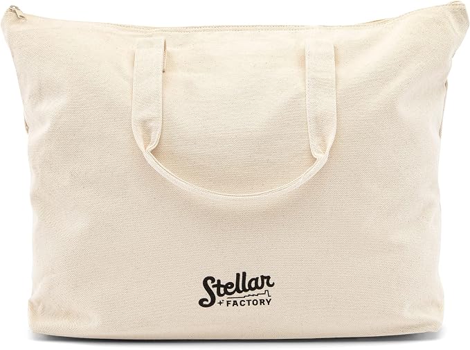Stellar Factory Board Game Tote Bag, Cotton Canvas, flat bottom keeps boxes - Image 3