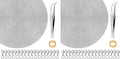 50 Feet Stainless Steel Chains for Jewelry Making, Anezus Jewelry Chain Bulk by anezus