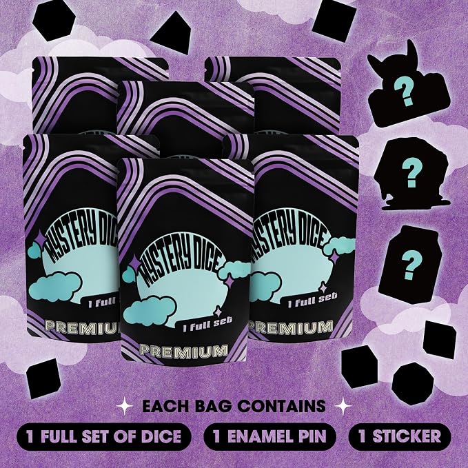 1985 Games Premium Mystery Dice, Heart Dice, Suitable - Image 7