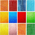 Lanyani Variety Textured Stained Glass Sheets Pack, 4 x 6 inch Large Cathedral by LanyaniArtGlassMosaics