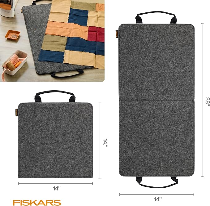Fiskars Folding Wool Pressing Mat, Portable Ironing Surface - Image 6