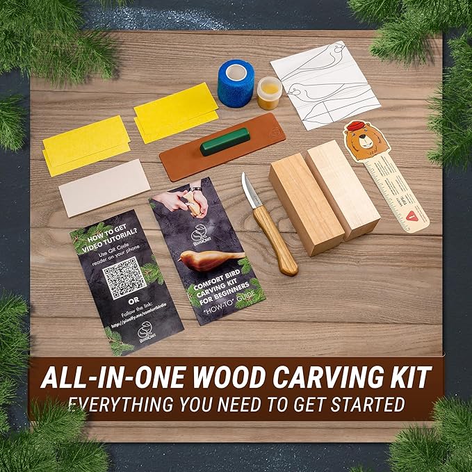 BeaverCraft Wood Carving Kit Comfort Bird DIY Kits - Image 2