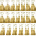 100 Pcs Gold Mini Tassels 13cm/5 Inch by CREATRILL