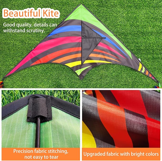 Mint's Colorful Life Delta Kite - Image 2