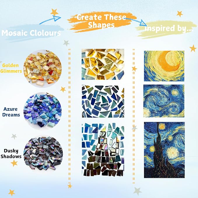 Losnakt Starry Night Style Mosaic Kits - Image 4
