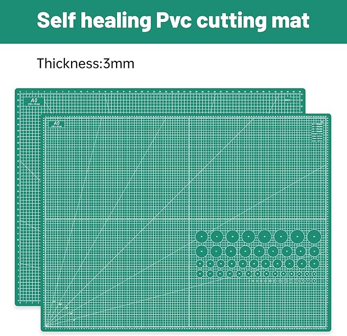 Headley Tools Thickened 36 x 48 Inch Self Healing Sewing Cutting Mat, A0 Rotary - Image 5