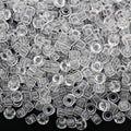 1000Pcs Pony Beads Bracelet 9mm Clear Plastic Barrel Pony Beads by Auvoua