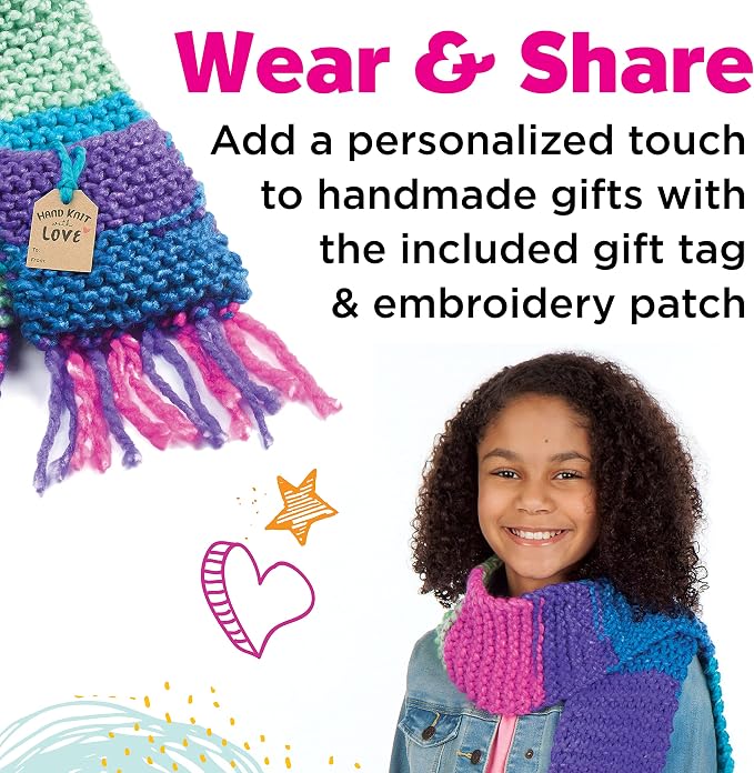 Creativity for Kids Learn to Knit Pocket Scarf - Image 6