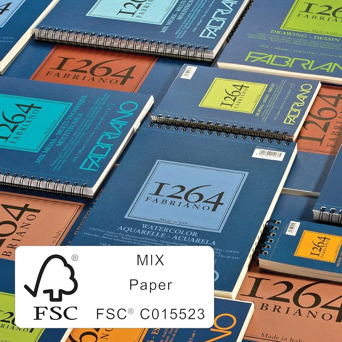 Fabriano 1264 Mixed Media Pad, 110 lb. - Image 5
