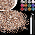 12000PCS 2mm Resin Rhinestones Bulk by BELLEBOOST