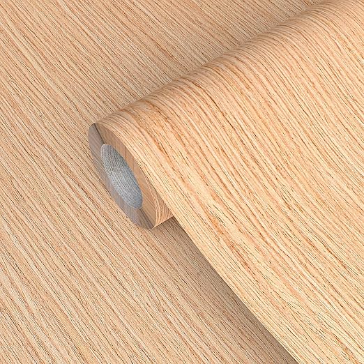 GSCIT Club Red Oak Wood Veneer, 12 inch x 25ft Wood Edge Banding Pre-glued Flexible, Veneer Tape Banding for Cabinet Repair Furniture Restoration