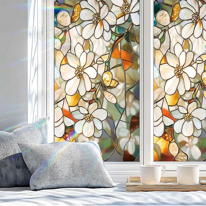 Stained Glass Window Privacy Film Static Cling - Image 4