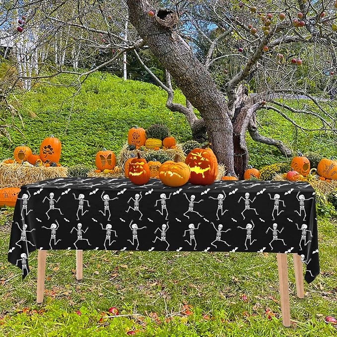 Iceyyyy 6 Packs Disposable Halloween Tablecloth - Image 5