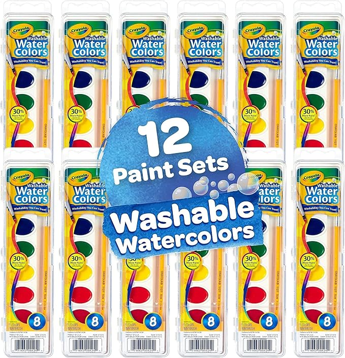 Crayola Washable Watercolor Paint Sets - Image 2