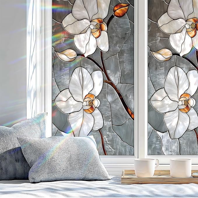 Stained Glass Window Privacy Film Static Cling - Image 4