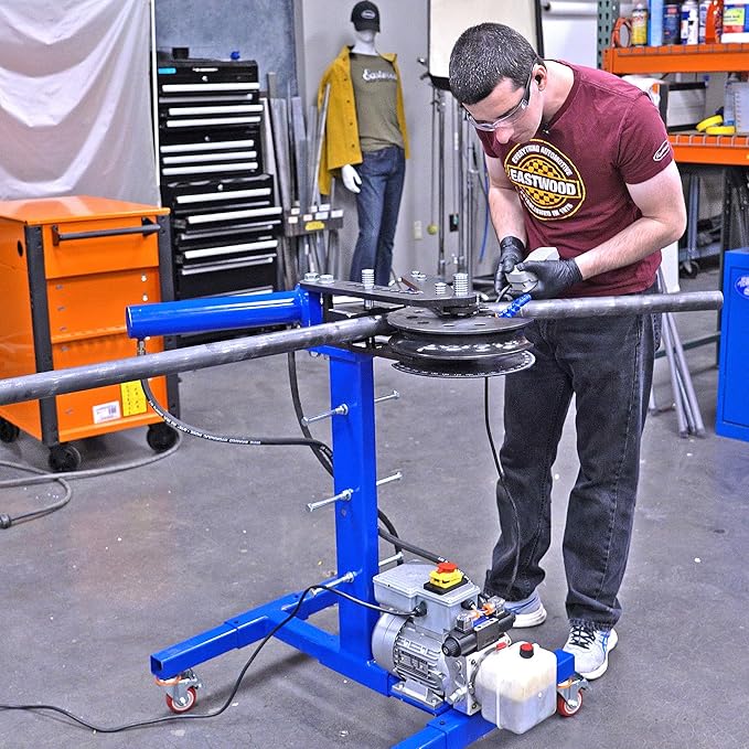 Eastwood Electro-Hydraulic High Capacity Metal Fabrication Pipe Tubing Bender