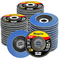 Flap Discs 4 1/2" for Angle Grinder Sanding-Disc - Napia 4 1/2 Flap Disc 40 Grit T29 Zirconia Grinding Wheel, 7/8 Inch Grinding Wheels 4 1/2 inch for Metal, Wood, Stainless Steel Finishing- 40 Pack