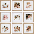 Sheffield Home 9 Piece Gallery Wall Frame Set, 12x12 in. Matted to 8x8 in. by SheffieldHome