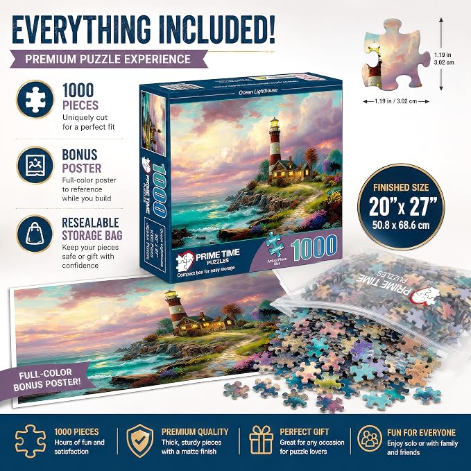1000 Piece Jigsaw Puzzle for Adults - Image 3