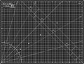Elan Cutting Mat A2 Black & Taupe, Self Healing Cutting Mat 18x24 Inch by Elan