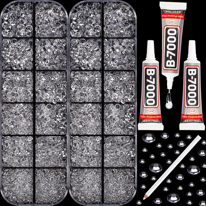 11000PCS Transparent Rhinestones by Worthofbest