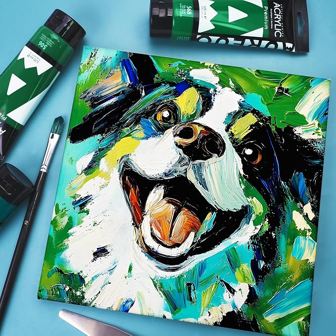 AUREUO White and Black Acrylic Paint - Image 7