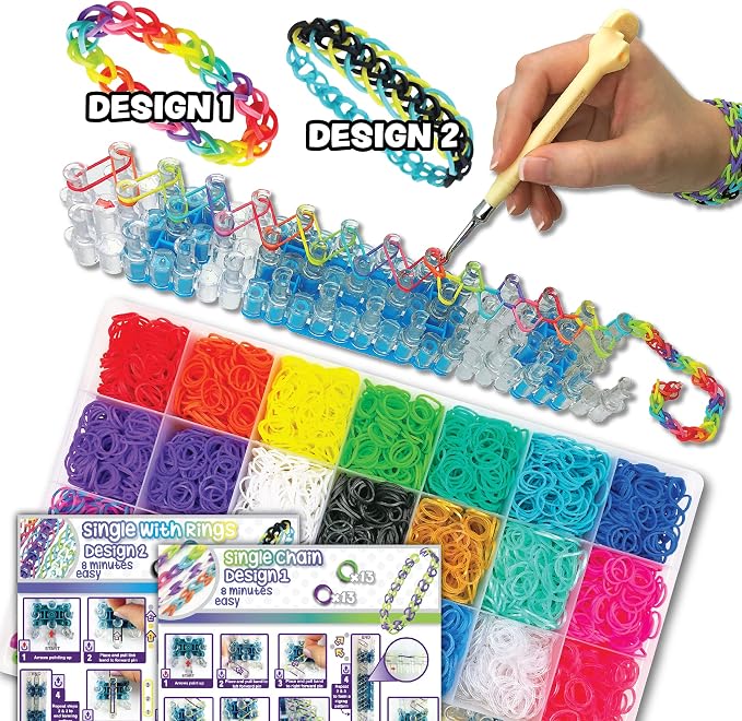 Rainbow Loom MEGA Combo Set, Features 7000+ Colorful Rubber Bands, 2 - Image 7