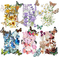 BulbaCraft Transparent Flower and Butterfly Stickers by BulbaCraft