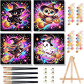 Arttoplus 4 Pack Paint by Numbers Kit by Arttoplus