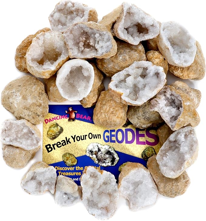DANCING BEAR 25 Break Your Own Geodes, 90% Hollow, Crack Open & Discover - Image 8