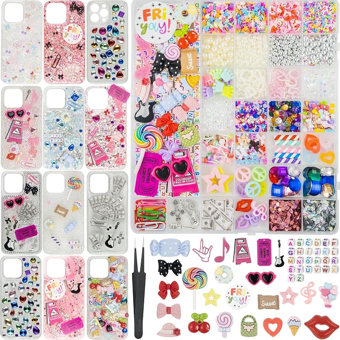 DoDoBeads 2250 Pcs Junk Case Charms Kit, Charms by DoDoBeads