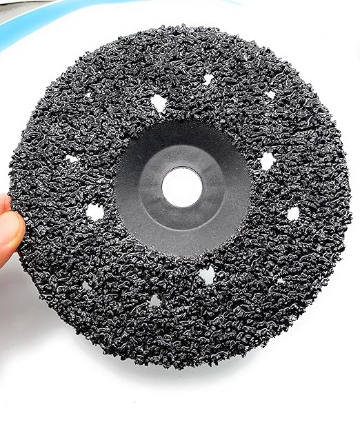 SIGNI 5 Pack SiC Plastic Back Grinding Wheel for Granite/Marble/Concrete and Glasses (7 INCH, 8 GRIT)