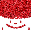 Red Pony Beads - 1000 Pcs Plastic Beads by KAKW