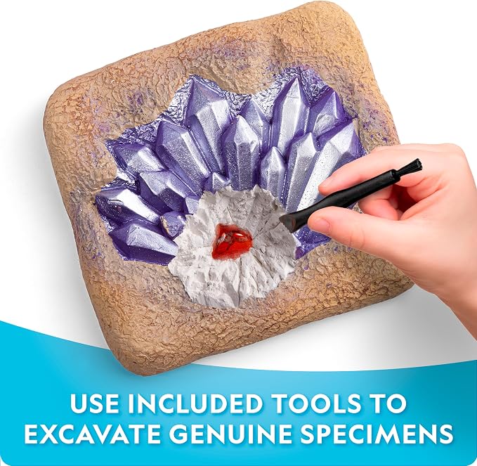 NATIONAL GEOGRAPHIC Mega Gemstone Dig Kit – Dig Up 15 Real Gemstones and - Image 3