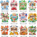 YooNotee 12 Sets Interchangeable Seasonal Diamond Art Tabletop Decorations by Unknown