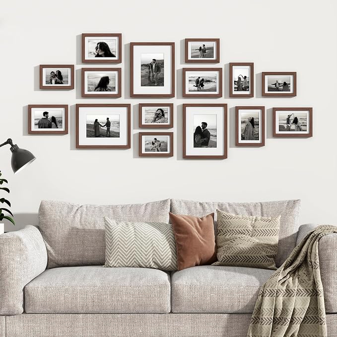 Venusmiles 15 Pack Picture Frames Collage Wall Decor, Gallery Frame Set - Image 2
