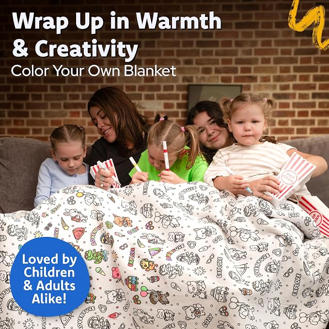 Craftikit Cozy Coloring Blanket - Image 4