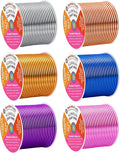 Mandala Crafts 12 GA Gold Blue Purple Assorted Anodized Aluminum Craft Wire | by MandalaCrafts