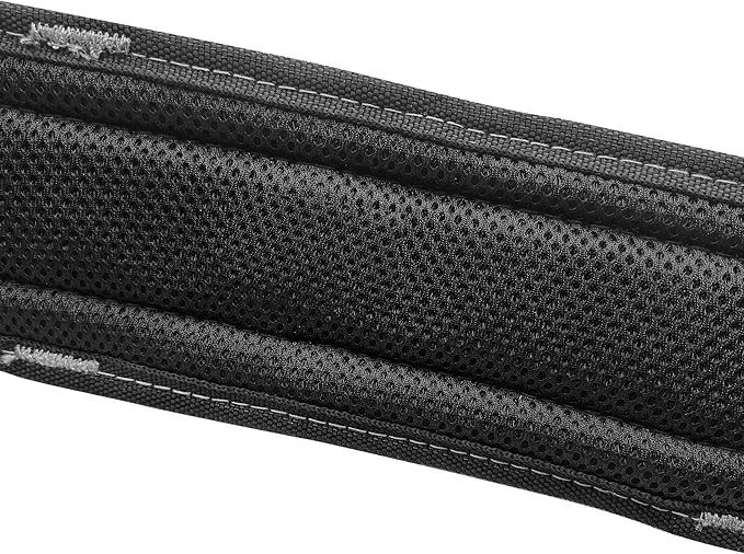 HAUTMEC 3.5 Inch Heavy-Duty Tool Belt, Adjustable Foam Padded Work Belt with 1680D Wear-Resistant Fabric for Waist Sizes 30-46", Compatible with Most Tool Pouches, Clips & Holders – HT0141
