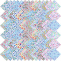84 Pcs Charm Packs for Quiltings, Colorful Bright Pastel Spring Floral Print by Unknown