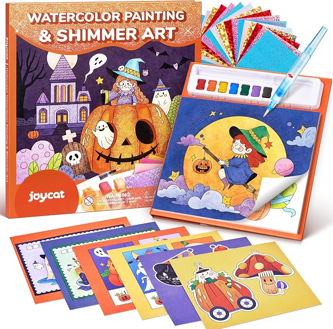 JoyCat Paint with Water Coloring Books & Shimmer Art | Art & Craft Activity by JOYCAT