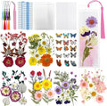 DIY Bookmark Making Kit – 187 PCS Dried Flower Bookmark Kit by Unknown