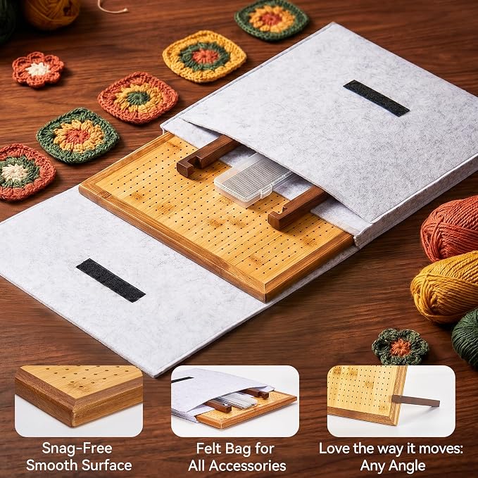 13" Crochet Blocking Board - Image 3