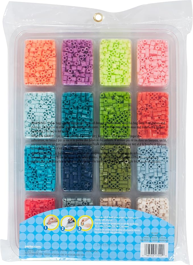 Perler Tropical Colors Fuse Bead Tray - Image 2