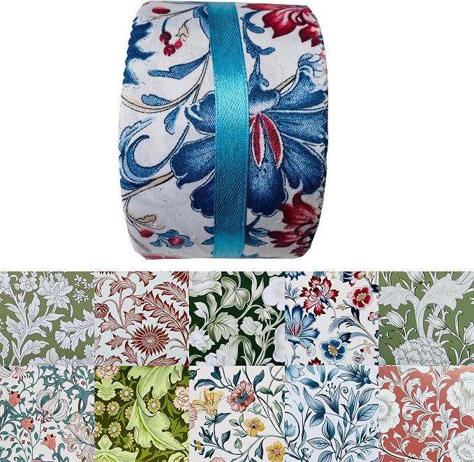 40 Strip Jelly Roll Fabric Strips - Image 4