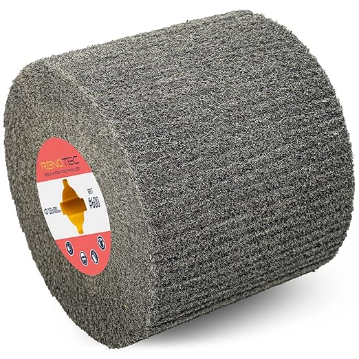 120x100mm Non-Woven Abrasive Flap Wire Drawing Polishing Burnishing Wheel for The Surface Treatment of Metal Products (600 GRIT)