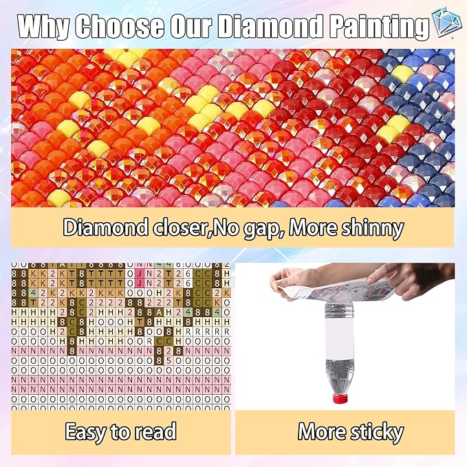 Ausanrl Bookshop Square Diamond Painting Kits - Image 5