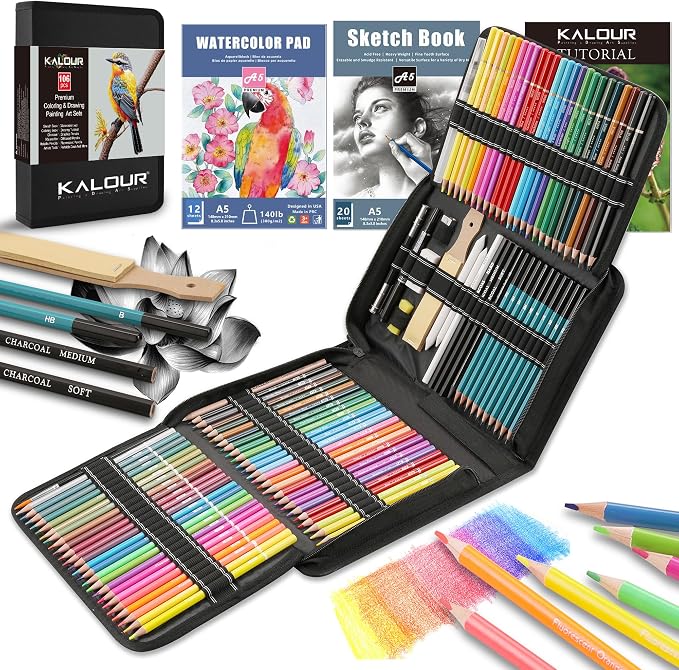 KALOUR 106 Coloring Sketching Kit Set by KALOUR